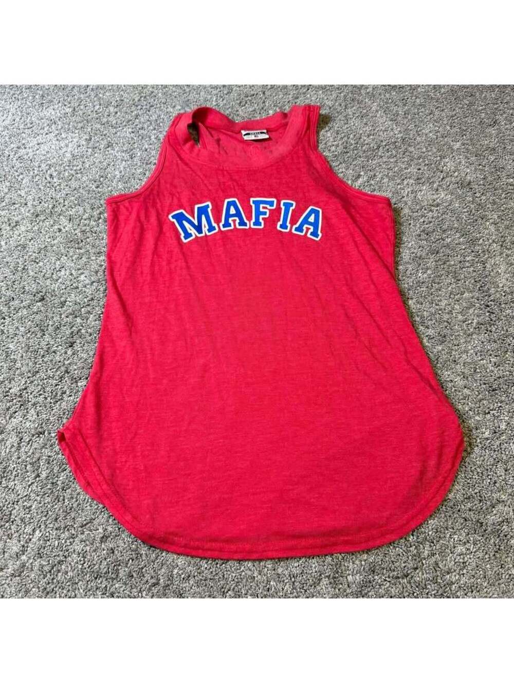 Where I'm From Women’s Red Buffalo Bills Mafia Tank Top Size Small